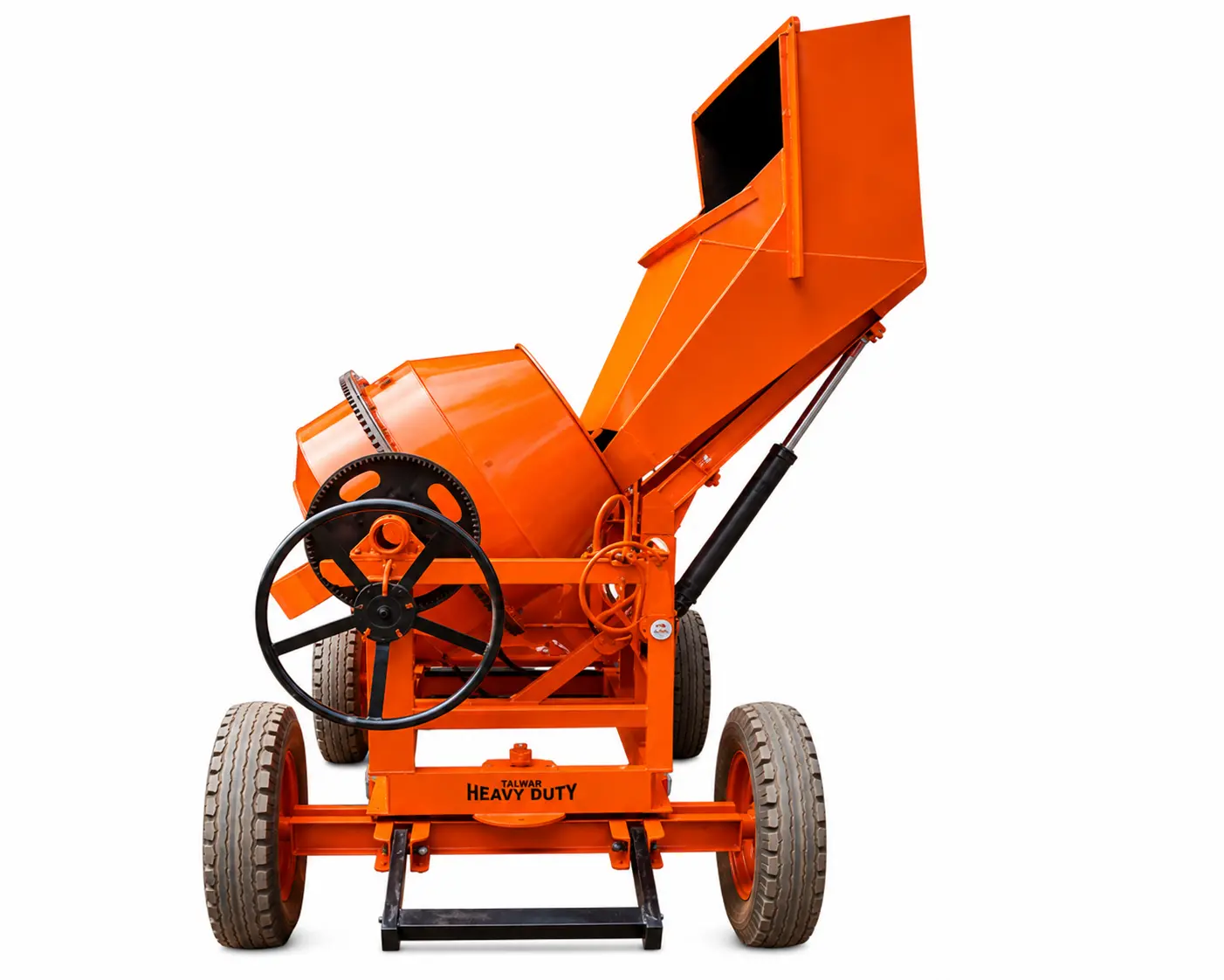 Concrete Mixer With Hopper